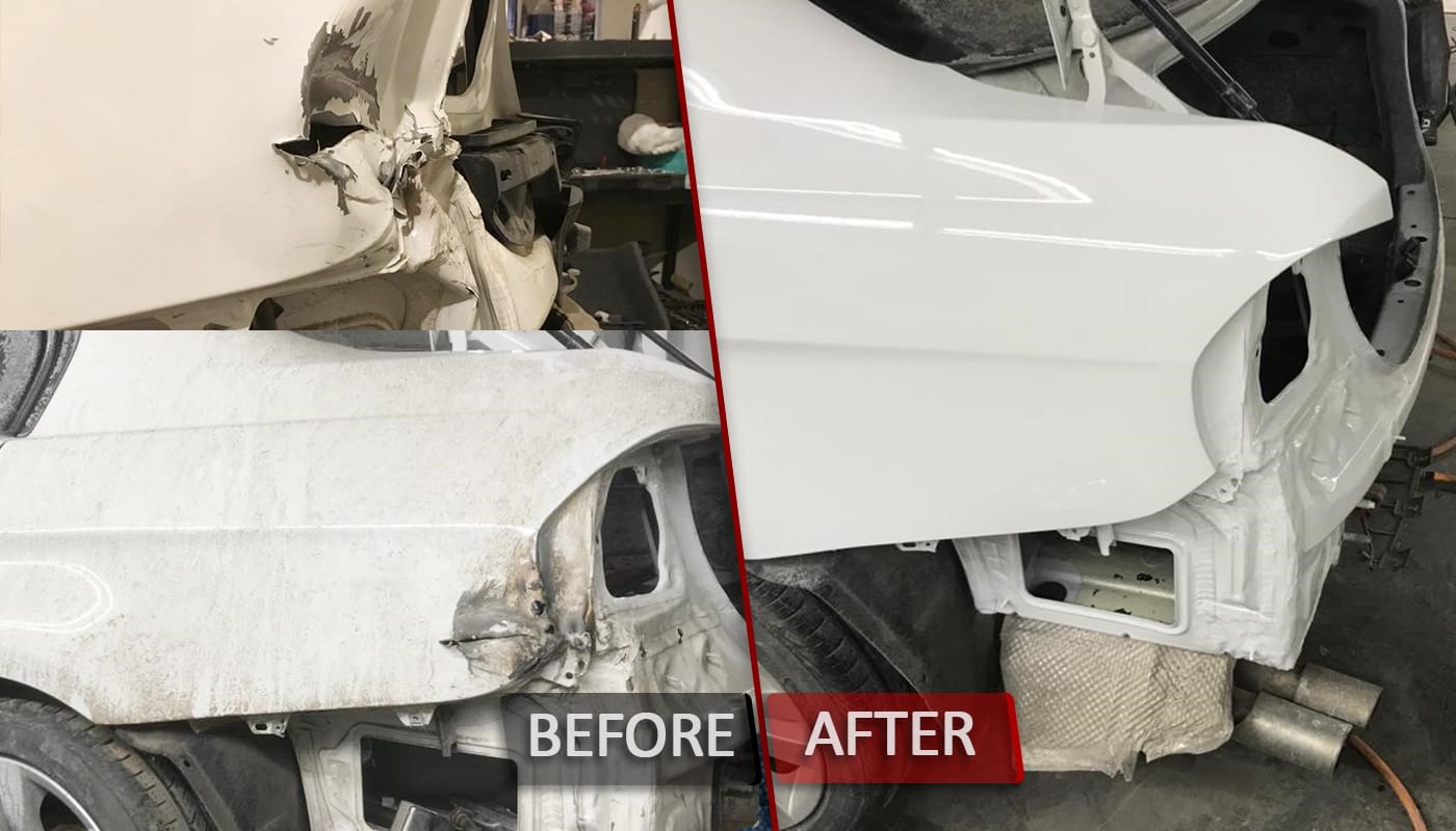 Vehicle after repair