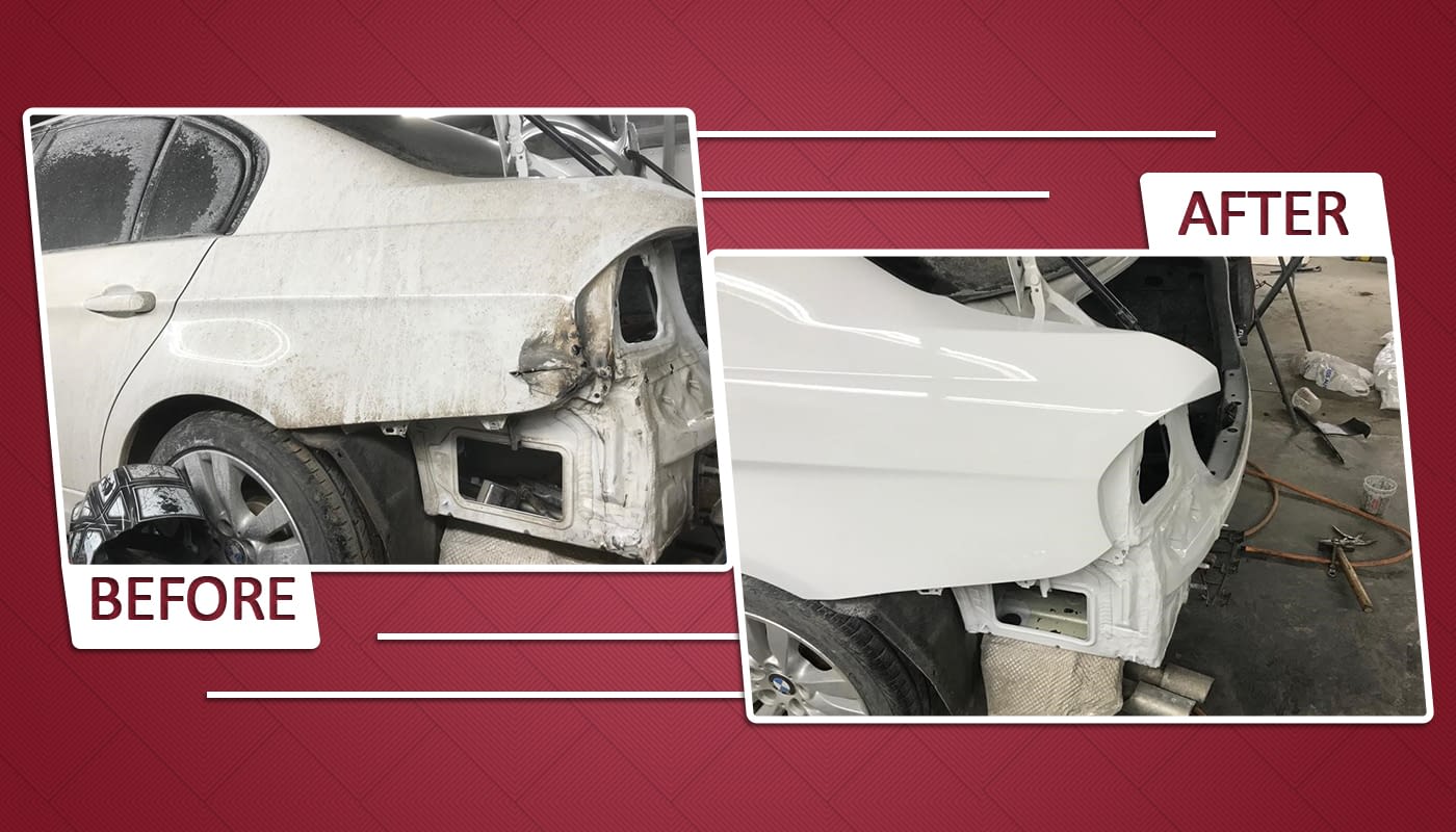 Vehicle before repair